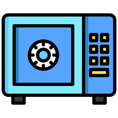 Safe Box icon are typically used in a wide range of applications, including websites, apps, presentations, and documents related to business analytics theme.