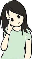 Flat Women Vector Element