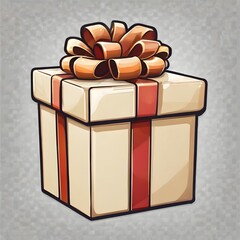 Gift Box Icon Background Very Cool