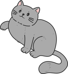 cute cat cartoon