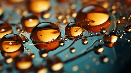 drops of water HD 8K wallpaper Stock Photographic Image 