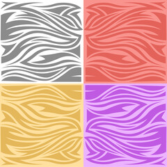 Fondo con rayas de zebra, textura de rayas, rayas con colores, moda con rayas de zebra 