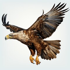 Obraz premium bald eagle in flight