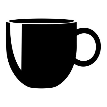 recommend clip art: Tea Cup Vector silhouette illustration, Tea Cup vector, Coffee Cup Icon vector silhouette