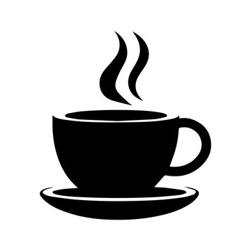 recommend clip art: Tea Cup Vector silhouette illustration, Tea Cup vector, Coffee Cup Icon vector silhouette