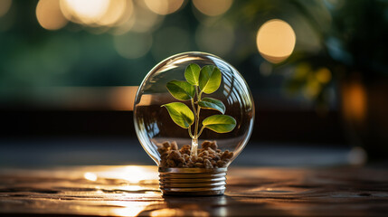 light bulb on the table HD 8K wallpaper Stock Photographic Image 