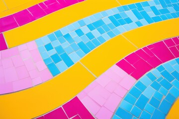 a colorful tile pattern