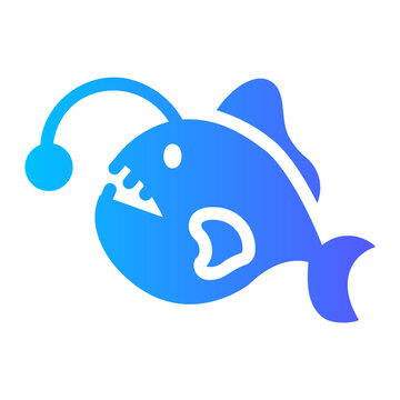 lantern fish Gradient icon