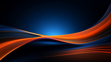 abstract neon light wave Design element for technology, science, music or modern concept. dynamic colorful fluid wave flowing Lovely Light Waves background. 