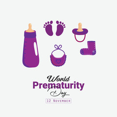 Vector World Prematurity Day Design Resources