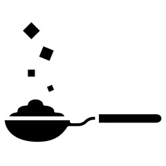 sugar, rock sugar glyph icon