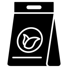tea box glyph icon