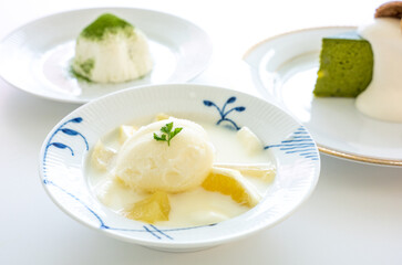 美味しそうなスウィーツ グループショット