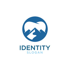 Mountain dental vector