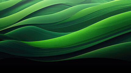 Naklejka premium green texture, Abstract organic green lines waves as wallpaper background, Abstract green floral background 