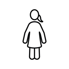 Woman vector icon