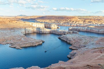 Overlooking the Wahweap Marina in Page, Arizona