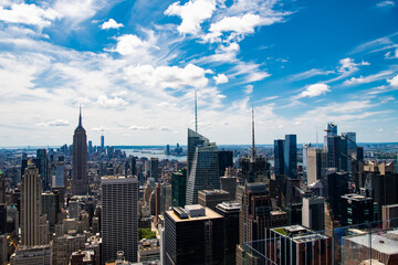 skyscraper building of nyc. ny urban city architecture. midtown manhattan landscape. metropolitan city cityscape. downtown of new york. manhattan aerial view. new york city. Manhattan life