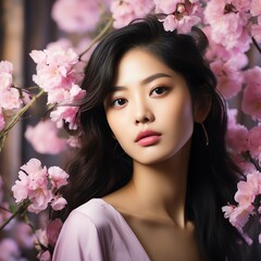Naklejka premium photo model