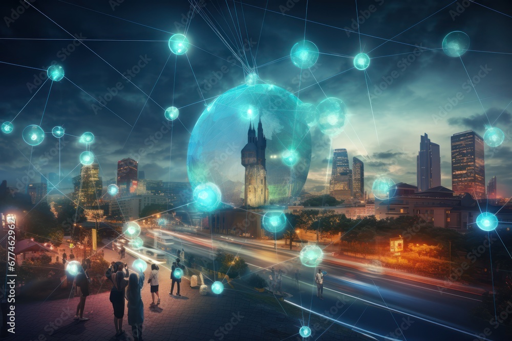 Poster wireless networks and the concept of wireless network cities to store official research data.