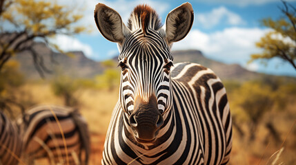 zebras in the zoo HD 8K wallpaper Stock Photographic Image 