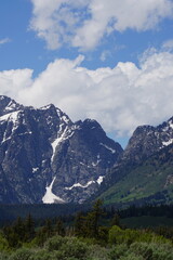 Grand Teton Mountains + Clouds