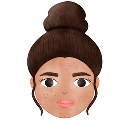 Woman Face, Facial Mask, Spa, Selfcare