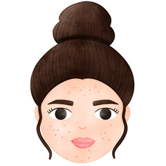 Woman Face, Facial Mask, Spa, Selfcare