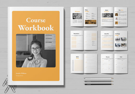 Course Workbook Template Layout