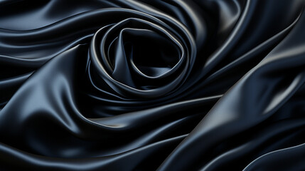 Fototapeta premium black satin background HD 8K wallpaper Stock Photographic Image 