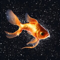 goldfish in aquarium