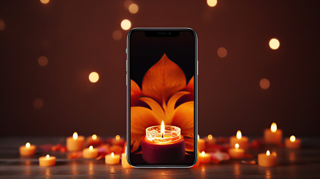 diwali celebration design backdrop 