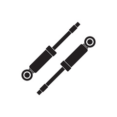 Shock absorber logo icon, vector illustration design template