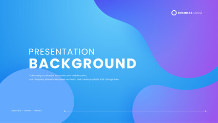 Blue and purple violet vector wavy and liquid simple background modern design