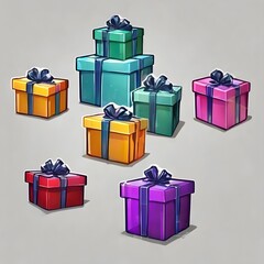 Fototapeta premium Gift Box Background Very Cool