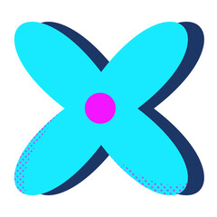 Retro shape Icon Element