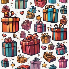 Gift Box Background Very Cool