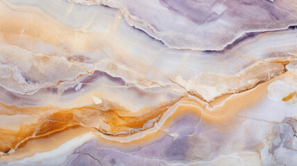 Naklejka premium Elegant Onyx Texture in Purple and Orange Tones
