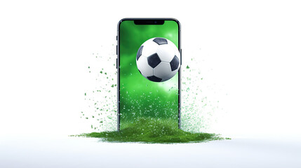 soccer ball with phone 