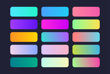 Color elements. Trendy colors. Stylish color palette. Modern bright color pallete.collection set.vector