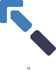 Way and route icon concept