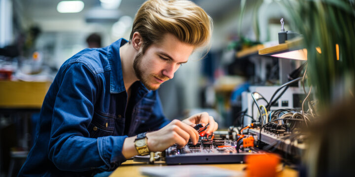 Electronic Innovation in the Making: Assembler's Detailed Craftsmanship