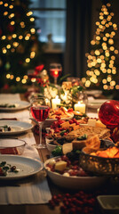 Enchanting Dinner Table for Christmas Eve