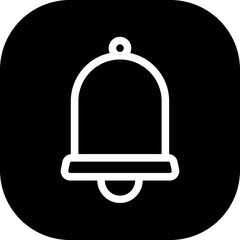 Notification digital marketing icon with black filled line outline style. notification, message, alert, application, web, ui, smartphone. Vector Illustration