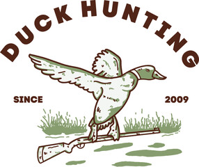 duck hunting community logo