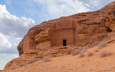 Hegra Heritage Site Tombs, AlUla, Saudi Arabia
