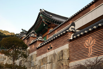 Fototapeta na wymiar Temple of Bohyeonsa, South korea
