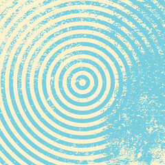 Retro grunge background. Groovy ornament. Retro groovy grunge. Blue wallpaper. 60s and 70s groovy vintage style. Grunge hipppie wallpaper. Y2k trendy style. Nostalgia for the 70s.