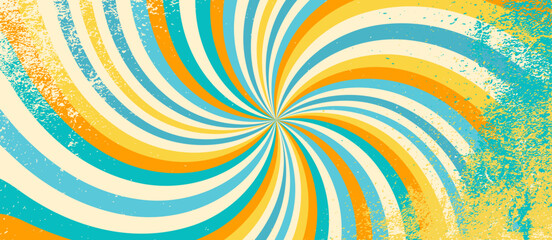 Retro grunge wallpaper. Groovy ornament. Retro groovy grunge. Pastel beige wallpaper. 60s and 70s groovy vintage style. Grunge hippie background. Y2k trendy style. Nostalgia for the 70s.