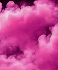 Fototapeta premium Abstract pink smoke texture. Steam, cloud realistic texture